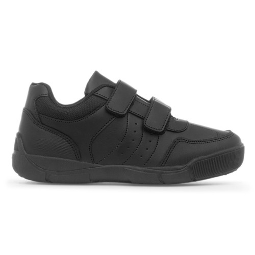Boys black school shoes double - school,
