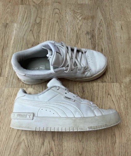 White puma trainers size - white,