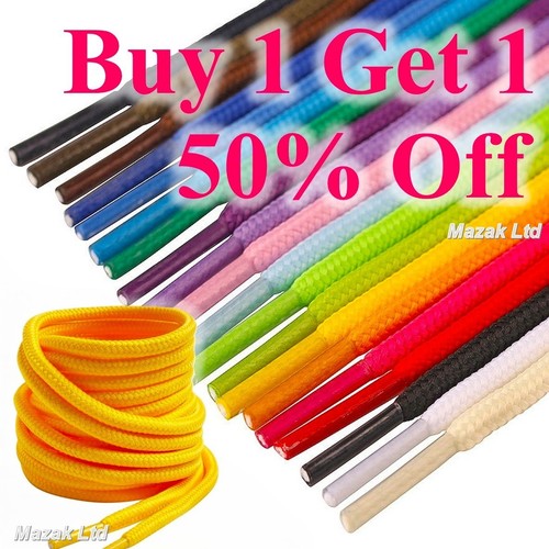 Round shoe laces boots - round,