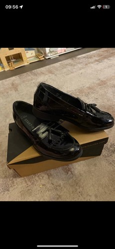 Ladies girls black patent - /,