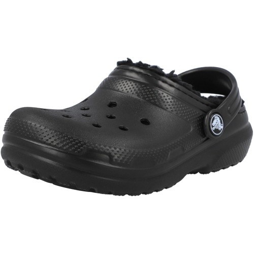 Crocs kids black classic lined - kids,