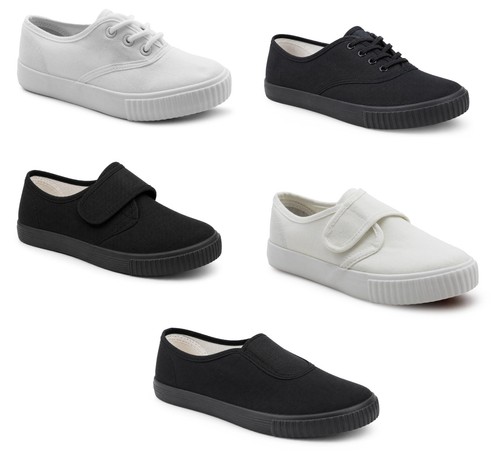 Unisex kids canvas pumps - kids, boys