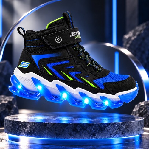 Boys kids skechers flashing - skechers,