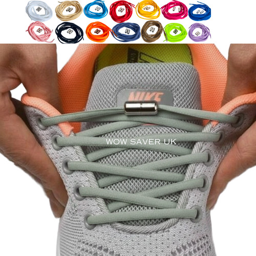 Tie elastic shoe laces - tie,