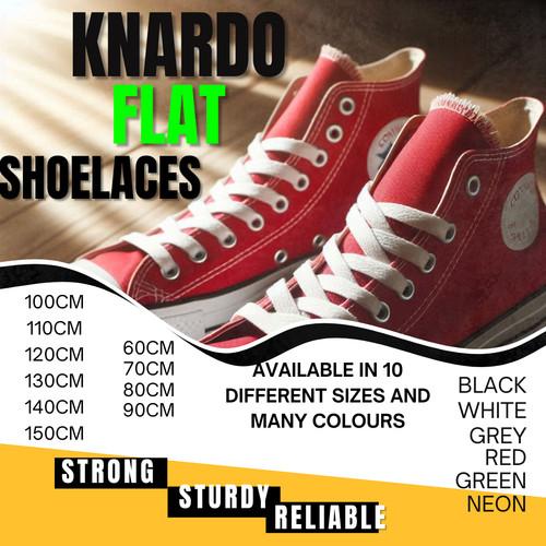 Knardo flat shoe laces - shoe,