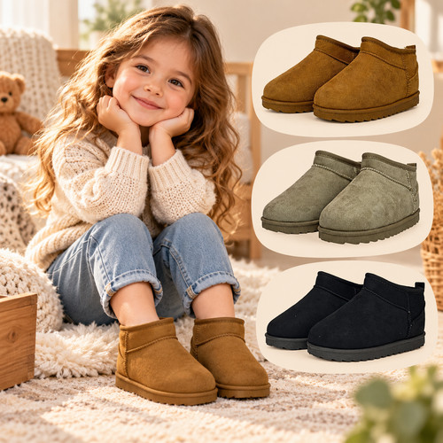 Girls winter boots kids - girls, faux